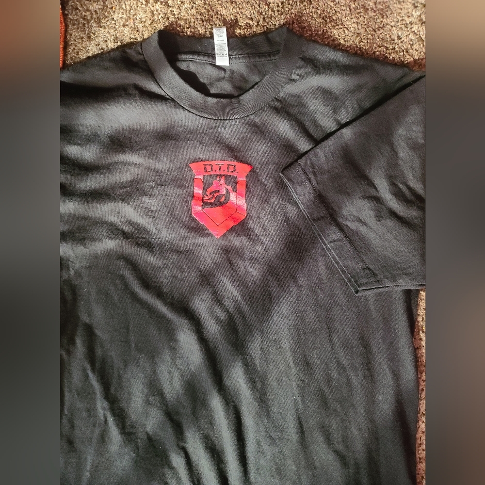 Mens black T- for Draken Training Division ➗️ 💪 szL - Picture 5 of 5
